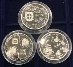 Палладиевая монета 200 ПЕСО, Португалия, 1 Oz, Pd999